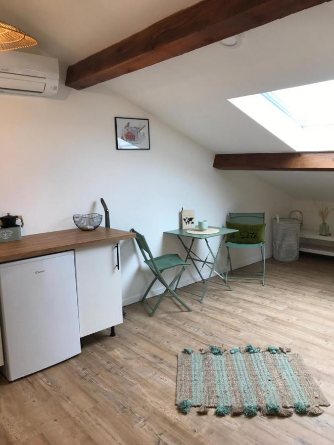 Chaleureux Studio Mansarde - Coeur De Ville De Sète Buitenkant foto